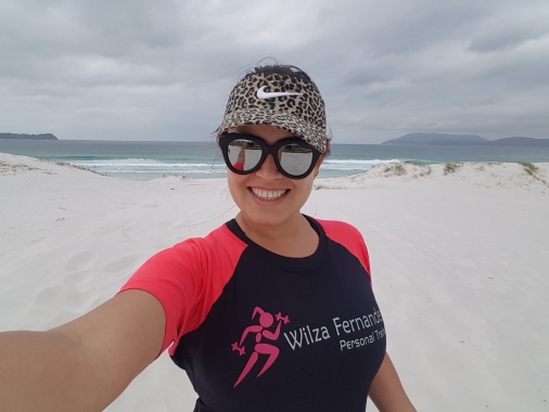 Corrida na praia do forte em Cabo Frio - RJ