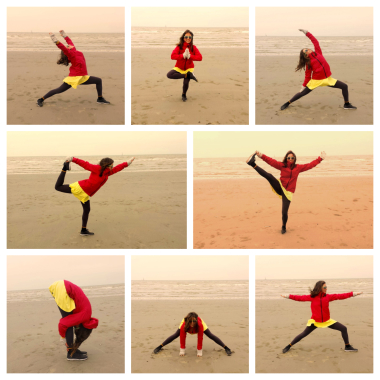 Hatha Yoga sur la plage