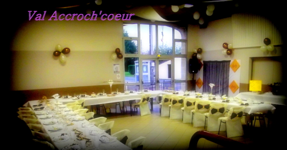 décoration de salle et table mariage