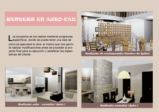 Diseños realizados en Auto Cad.