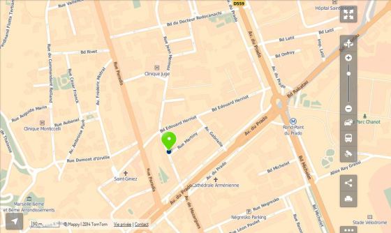 Carte de localisation :
Soutien scolaire 
143 rue Mermoz
Entrée Martiny
13008 MARSEILLE