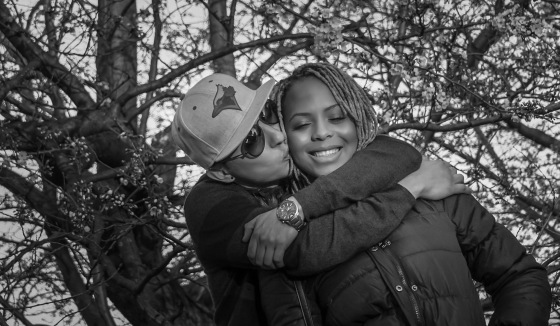 Black and White, Park  Romance