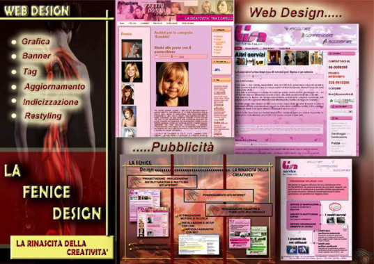 Pubblicità cartacee e siti web