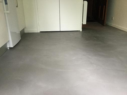 Sol béton ciré
