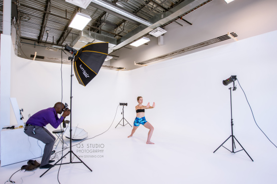 Shooting with professionals