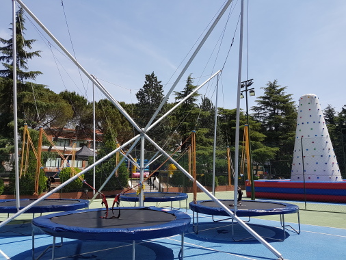 Jumping de 4 camas para todas las edades