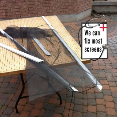 We can repair most screen doors no need to throw away