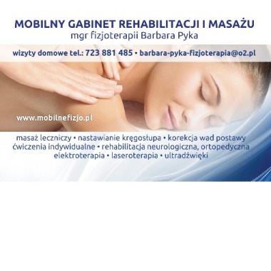 Mobilny Gabinet Rehabilitacji I Masażu Mgr Barbara Pyka