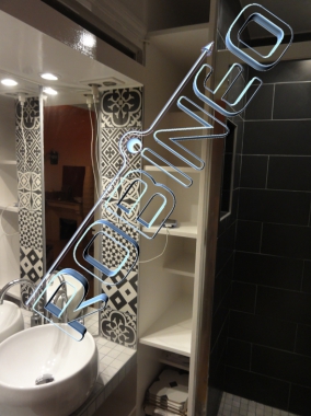 Modernisation complète d'une salle de bains aménagée, conception-réalisation (Paris, 2015)