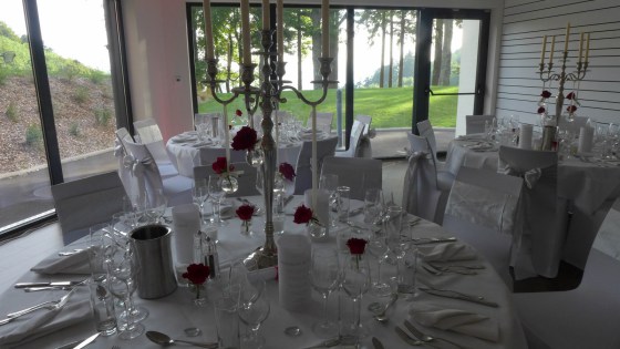 Vue de la salle de banquet