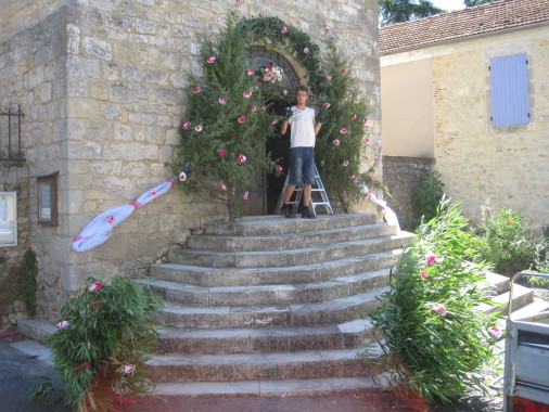 Décoration de l'église de Touzac (46)