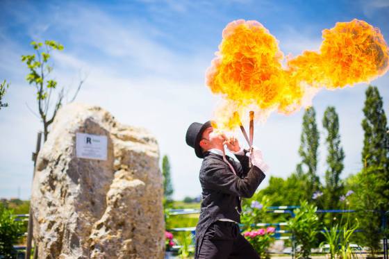 Réservez votre cracheur de feu en Bourgogne