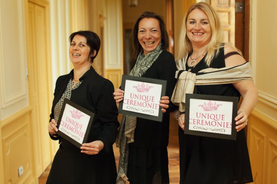 Estelle, Magali & Virginie, Officiantes de cérémonie laïque -Unique Ceremonies
