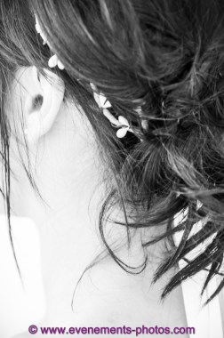Coiffure de la mariée