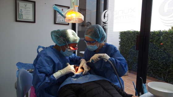 Atendiendo un paciente en GNUX Dental