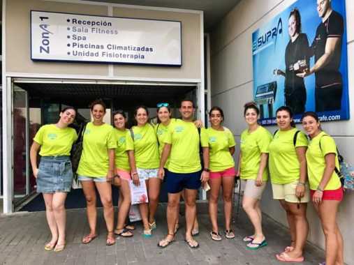 Día de piscina con los niños