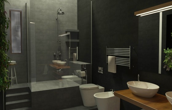 minimalna moderna kupaonica