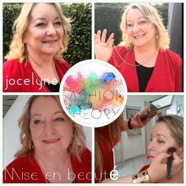 Mise en valeur du visage. Test maquillage et mise en beauté des cheveux,