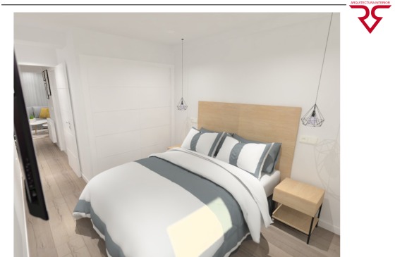 Proyecto de reforma integral e interiorismo para piso en Ramón y Cajal a Coruña