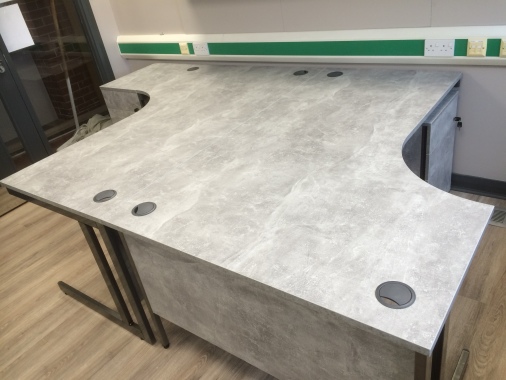 Corner desks in Concrete mfc in Leeds