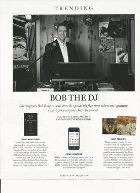 Coverage in magazine.