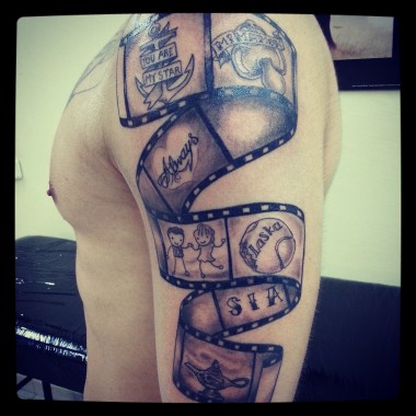 Black and Grey tatttoo