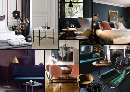 Planche d'ambiance - hôtel 4 étoiles 