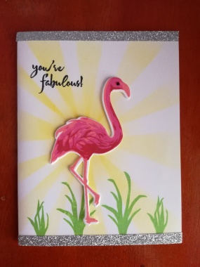 Tarjeta con tecnica de estampado 3d