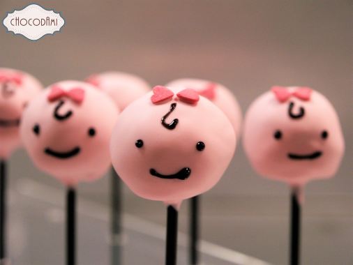 Cake popsy na roczek.