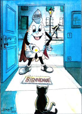 Bob gardien, partez en vacance l'esprit tranquille