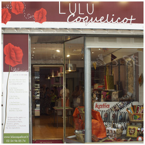 Création du site web responsive design de Lulu Coquelicot, magasin de laines et tissus à Romorantin  © Cécile Marino - Dans le 1000