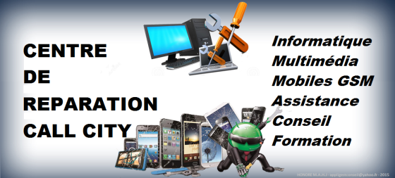 CALL CITY SERVICE - ASSISTANCE,  CONSEIL,  FORMATION, INFORMATIQUE, MULTIMÉDIA, MOBILES GSM