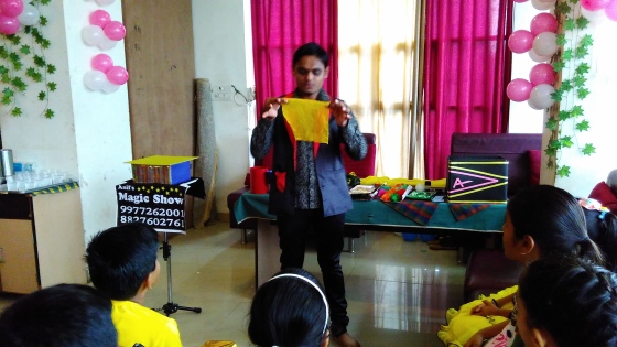Magic Show for Birthday Party at Apple Inn Restaurant Indore at 22.09.2016