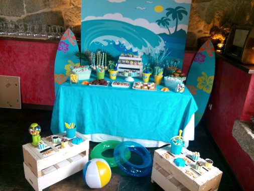 mesa dulce temática para eventos
