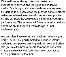 Hennai Interior Design
