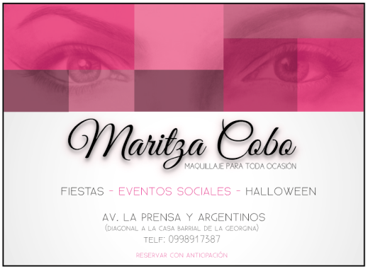 Creación de tarjeta de presentación.
Maritza Cobo