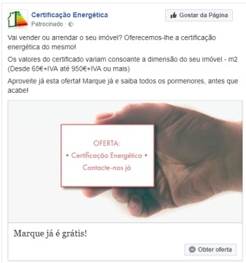 Campanha Facebook