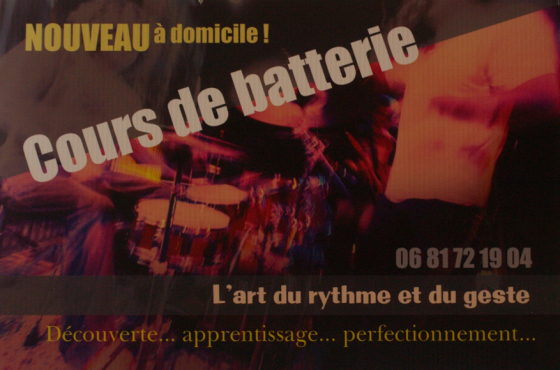 Cours de batterie....