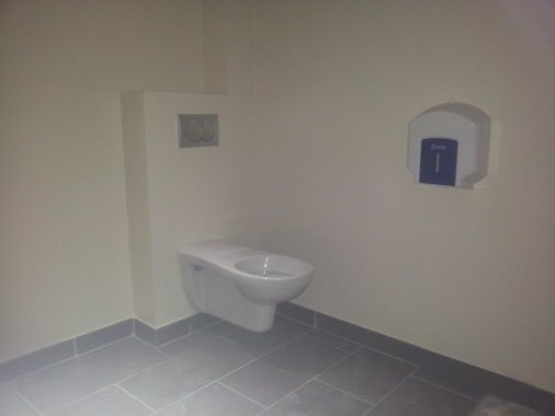 Installation d'un wc suspendu a la place d'un wc sur pied