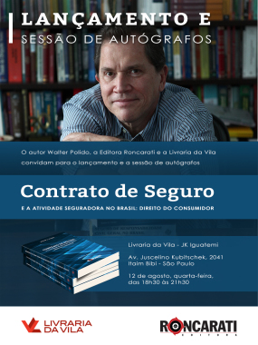 Ação de assessoria de imprensa - lançamento de livro do doutor Walter Polido