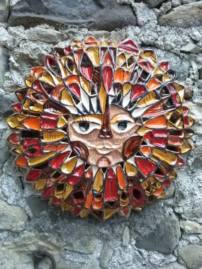 Applique murale "SOLEIL D'ANDUZE"
pièce unique.