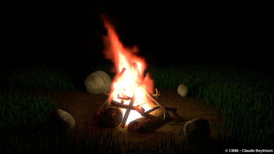 Feu de camp
(Image 3D Photoréaliste)