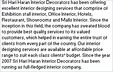 Sri Hari Haran Interior Decorators