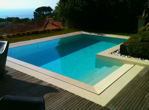 Construction d'une piscine à débordement à Villefranche-sur-Mer