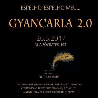 Design de Convite Adulto - tema: Festa a Fantasia