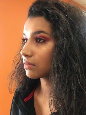 Smokey eye en tonos rojizos