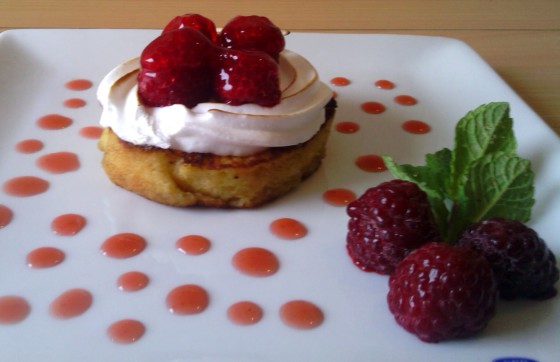 brioche perdue revisitée aux framboises