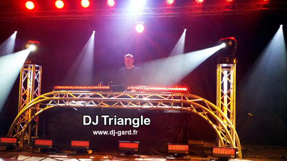 DJ Triangle animation évènementiel