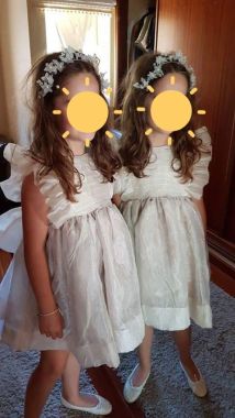 Vestido menina Seda natural