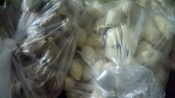 Salgados congelados